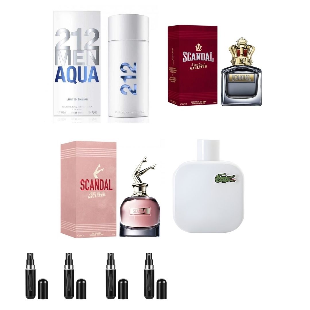 COMBO 4 PERFUMES+4 PERFUMEROS ADVANCE